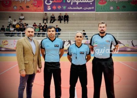 قضاوت داور بندرلنگه‌ای در لیگ برتر جوانان بسکتبال کشور