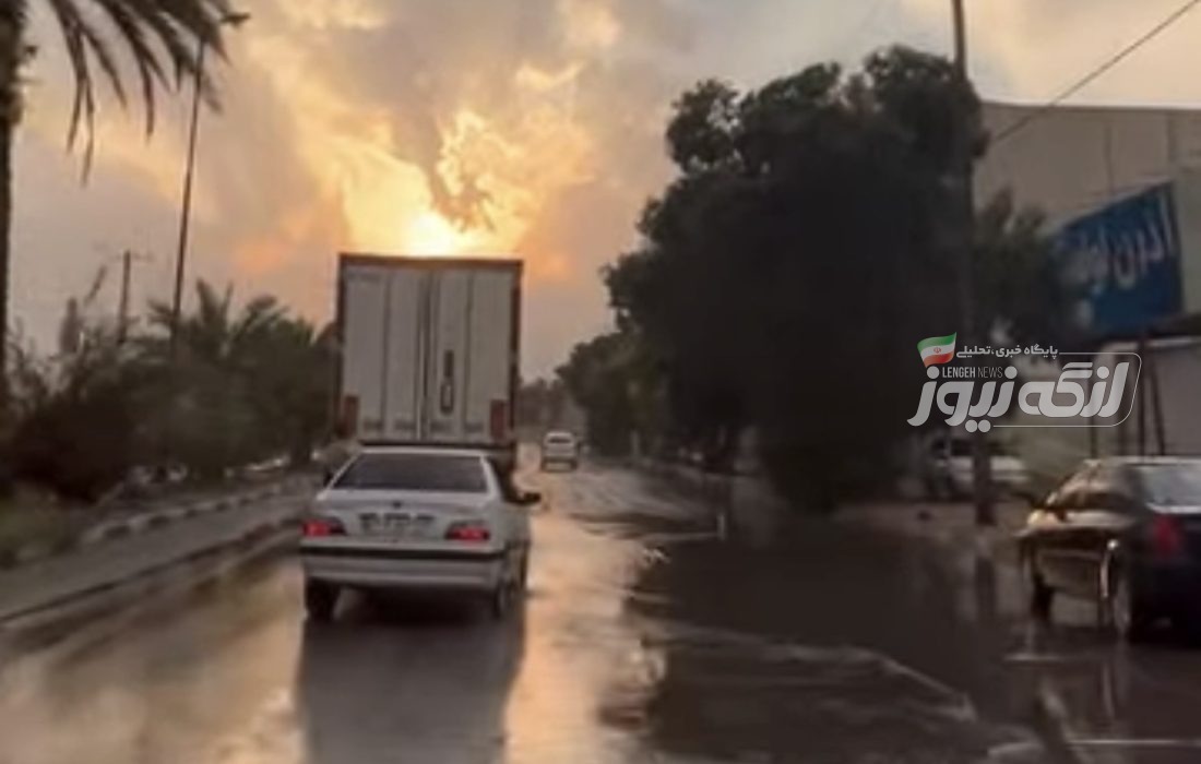 دمای ۳۳ درجه و دریای کمی مواج در بندرلنگه