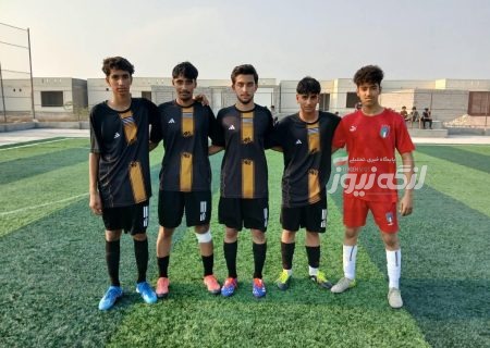 قهرمانی امواج گشه در مسابقات فوتبال پنج‌نفره به مناسبت هفته تربیت بدنی