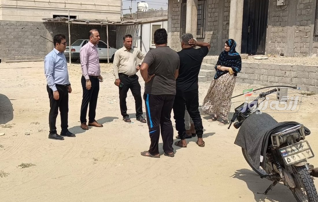 بازدید میدانی مدیر آبفا بندرلنگه از وضعیت آبرسانی روستای سایهخوش