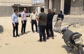 بازدید میدانی مدیر آبفا بندرلنگه از وضعیت آبرسانی روستای سایه‌خوش